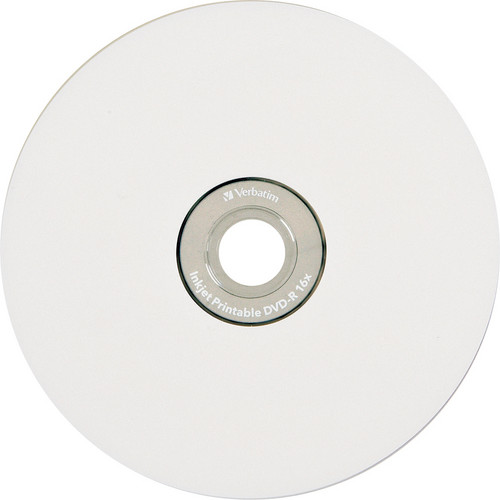 Verbatim DVD-R 4.76GB 16x White Inkjet Printable (100 Pack)