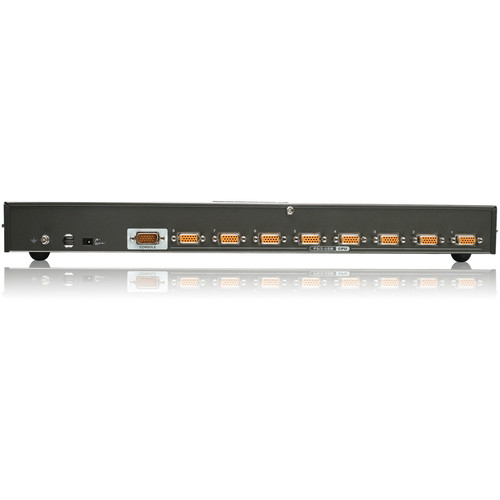 IOGEAR 8-Port USB PS/2 Combo KVM Switch Kit with Eight PS/2 KVM Cables and One USB KVM Cable