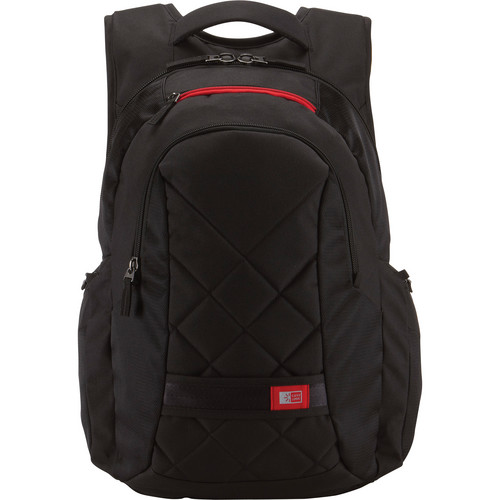 Case Logic 16" Laptop Backpack (Black with Red Straps)