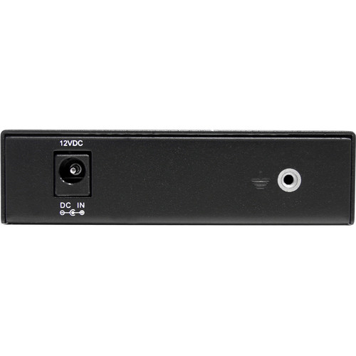 StarTech ET1000S40LC2 1000 Mb/s Gigabit Single Mode Fiber Media Converter (Black)