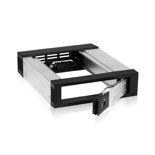 iStarUSA 5.25" to 1 x 3.5" Trayless SATA/SAS Hot-Swap Cage Silver