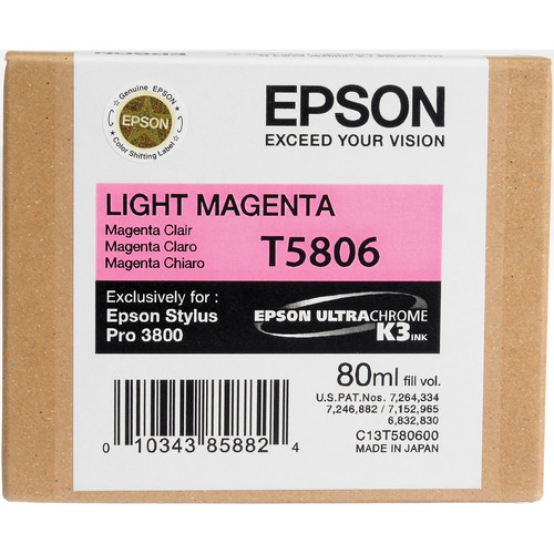 Epson UltraChrome K3 Light Magenta Ink Cartridge (80 ml)