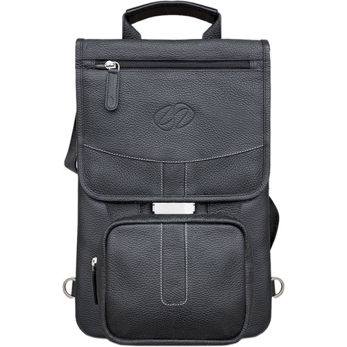 MacCase Premium Leather iPad Pro 12.9" Flight Jacket with Backpack Option (Black)