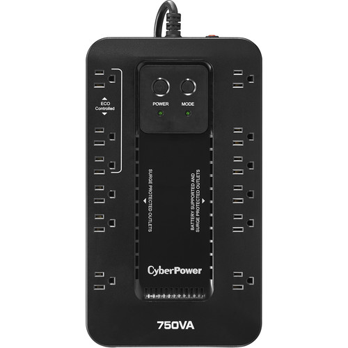 CyberPower EC750G Ecologic Series Uninterruptible Power Supply