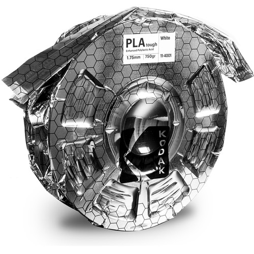 Kodak 1.75mm PLA Tough Filament (750g, White)