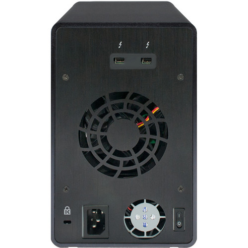 HighPoint RocketStor 6314B 4-Bay Thunderbolt 2 RAID Enclosure with Thunderbolt 3 Adapter