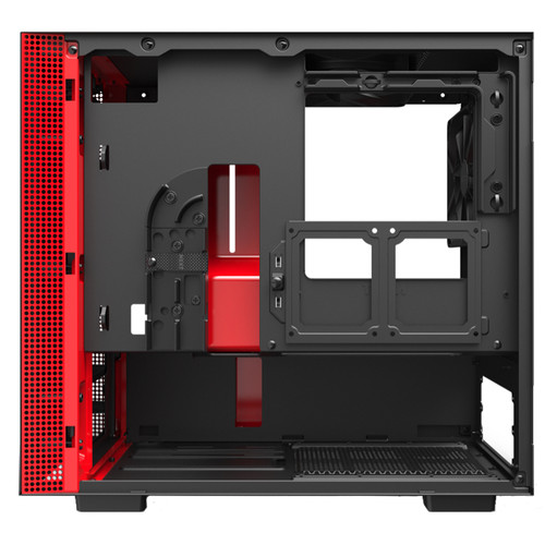 NZXT H210 Mini-Tower Case (Matte Black/Red)