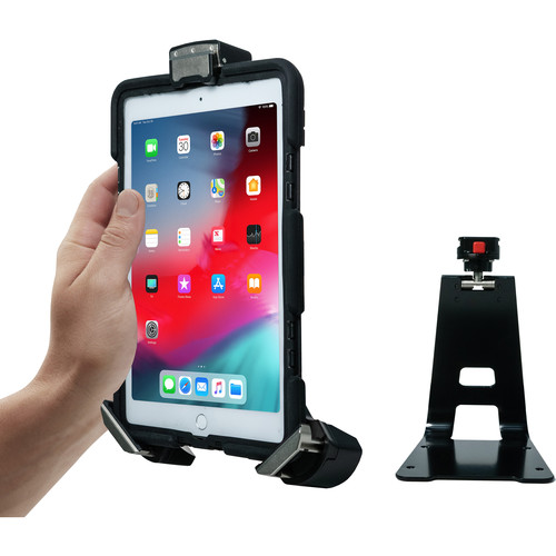 CTA Digital Tri-Grip Tablet Security Clasp with Quick-Connect Base
