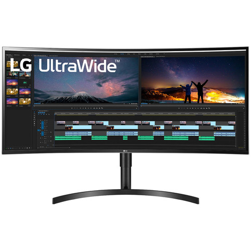 LG 38WN75C-B 38" 21:9 Curved HDR IPS Monitor
