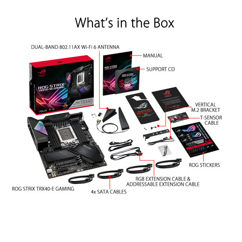 ASUS Republic of Gamers Strix TRX40-XE Gaming TRX4 ATX Motherboard