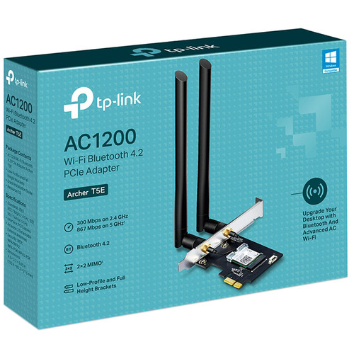 TP-Link Archer T5E AC1200 Wi-Fi & Bluetooth 4.2 PCIe Adapter