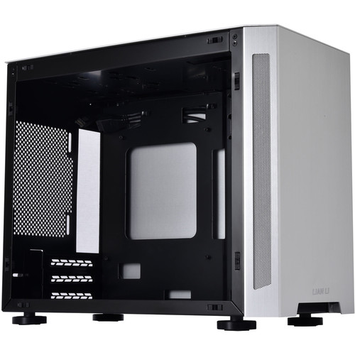 Lian Li TU150 Mini Tower Case with Tempered Glass Side Panel (Silver)