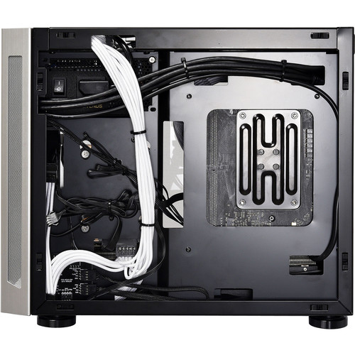 Lian Li TU150 Mini Tower Case with Tempered Glass Side Panel (Silver)