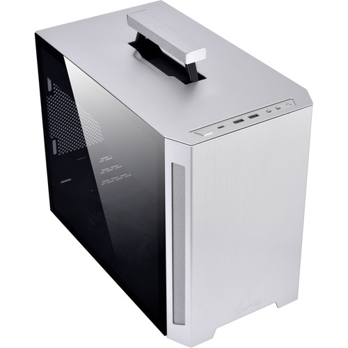Lian Li TU150 Mini Tower Case with Tempered Glass Side Panel (Silver)