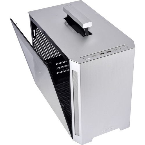 Lian Li TU150 Mini Tower Case with Tempered Glass Side Panel (Silver)