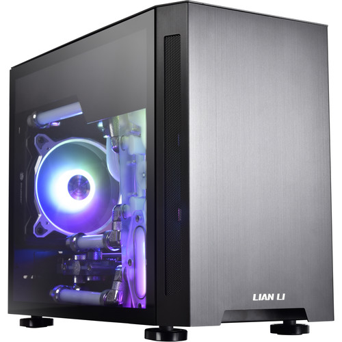 Lian Li TU150 Mini Tower Case with Tempered Glass Side Panel (Silver)