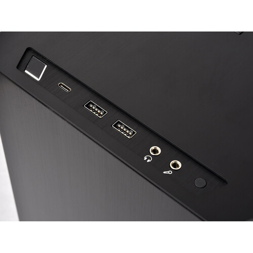 Lian Li TU150 Mini Tower Case with Aluminum Side Panel (Black)