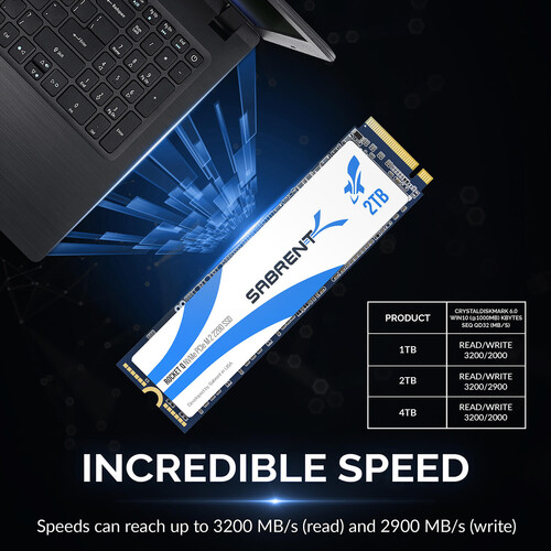 Sabrent 2TB Rocket Q M.2 2280 Internal SSD