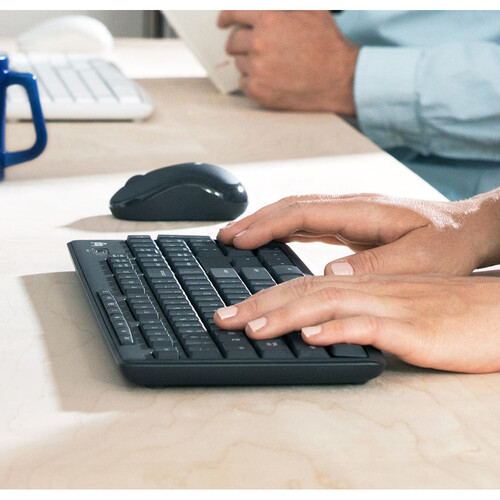 Logitech MK295 Silent Wireless Keyboard & Mouse Combo (Graphite)