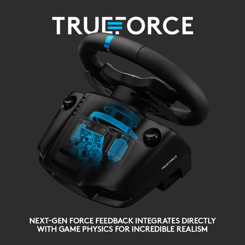 Logitech G G923 TRUEFORCE Sim Racing Wheel and Pedals for PC, Xbox X|S & Xbox One