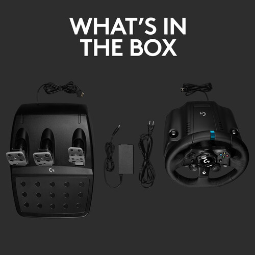 Logitech G G923 TRUEFORCE Sim Racing Wheel and Pedals for PC, Xbox X|S & Xbox One