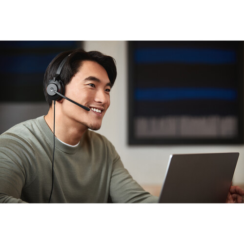 Jabra Evolve2 30 Wired Stereo Headset (USB Type-A, Microsoft Teams)
