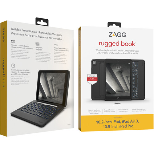 ZAGG Keyboard Rugged Book for 10.2