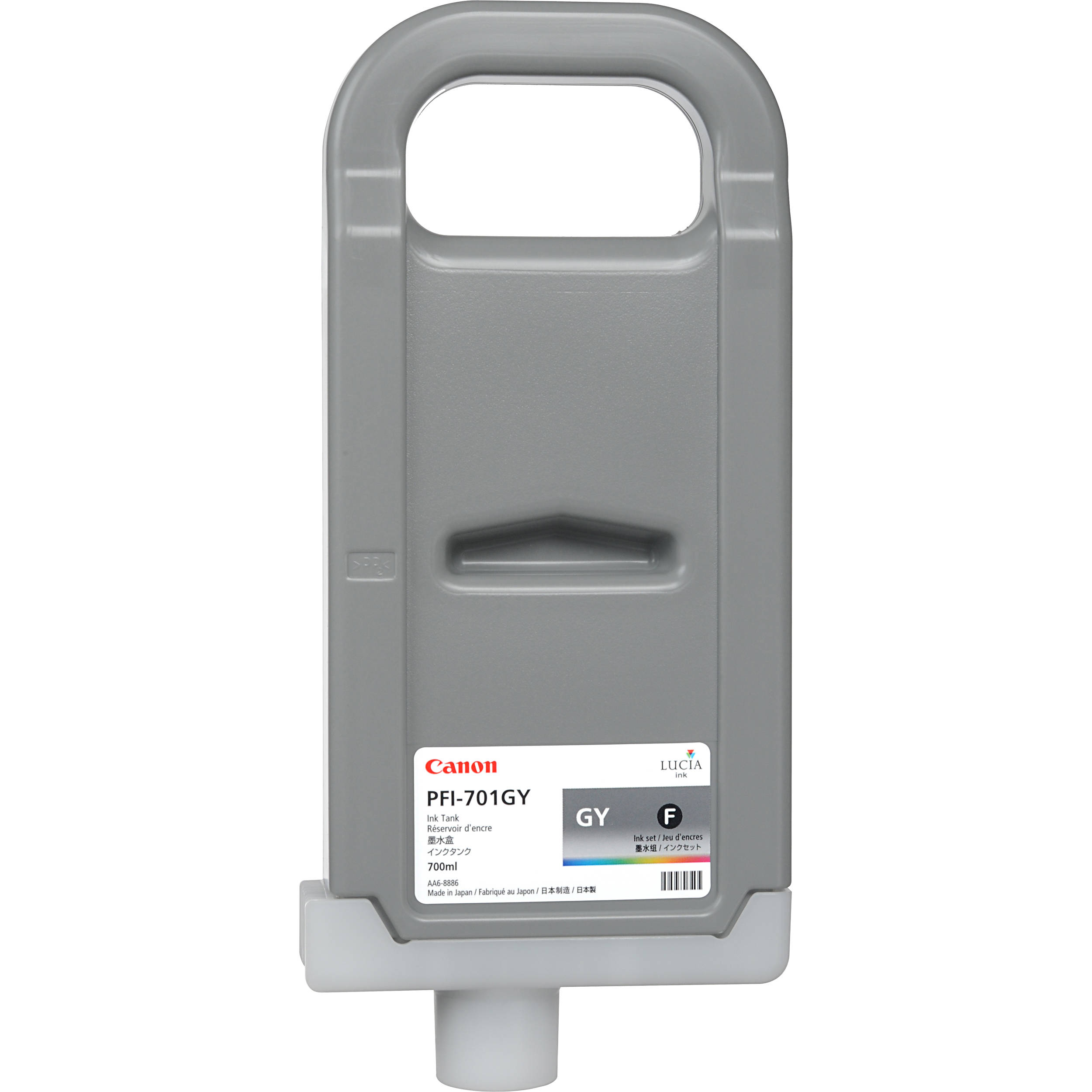 Canon LUCIA PFI-701GY Gray Ink Tank (700 ml)
