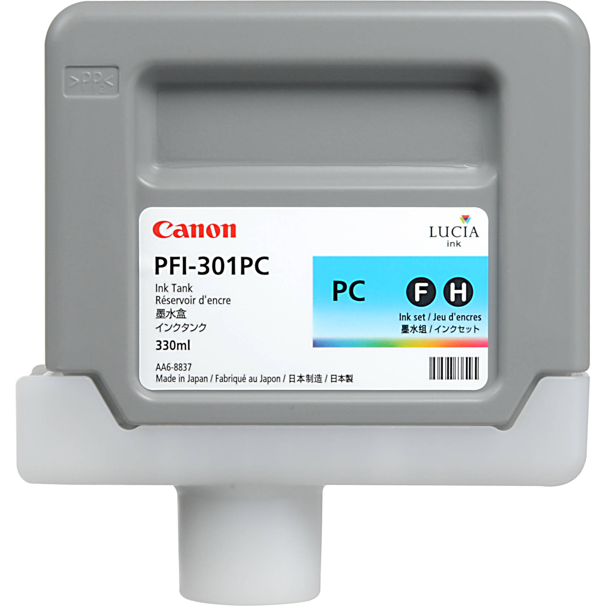 Canon PFI-301PC Photo Cyan Ink Tank (330mL)