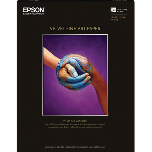Epson Velvet Fine Art Paper (8.5 x 11", 20 Sheets)