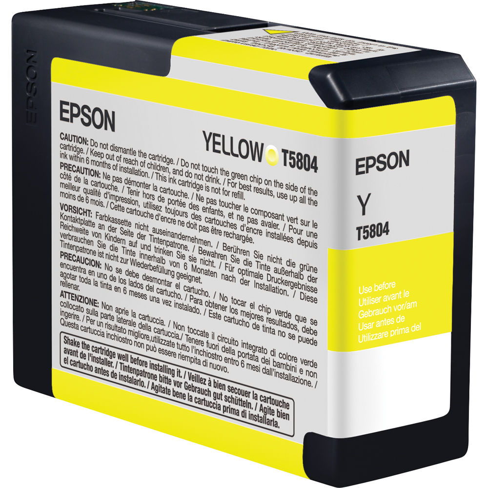 Epson UltraChrome K3 Yellow Ink Cartridge (80 ml)