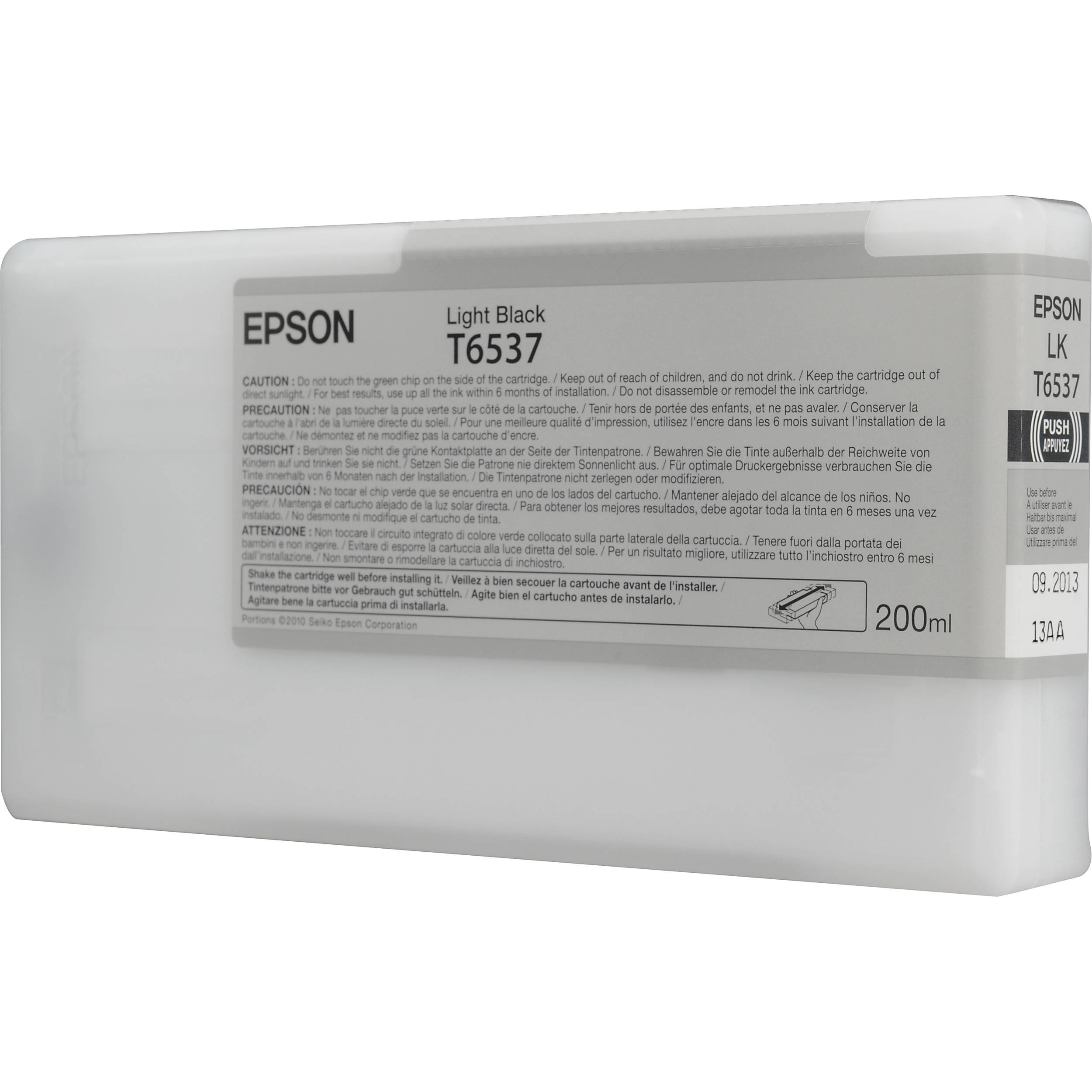 Epson Ultrachrome HDR Light Black Ink Cartridge (200 ml)