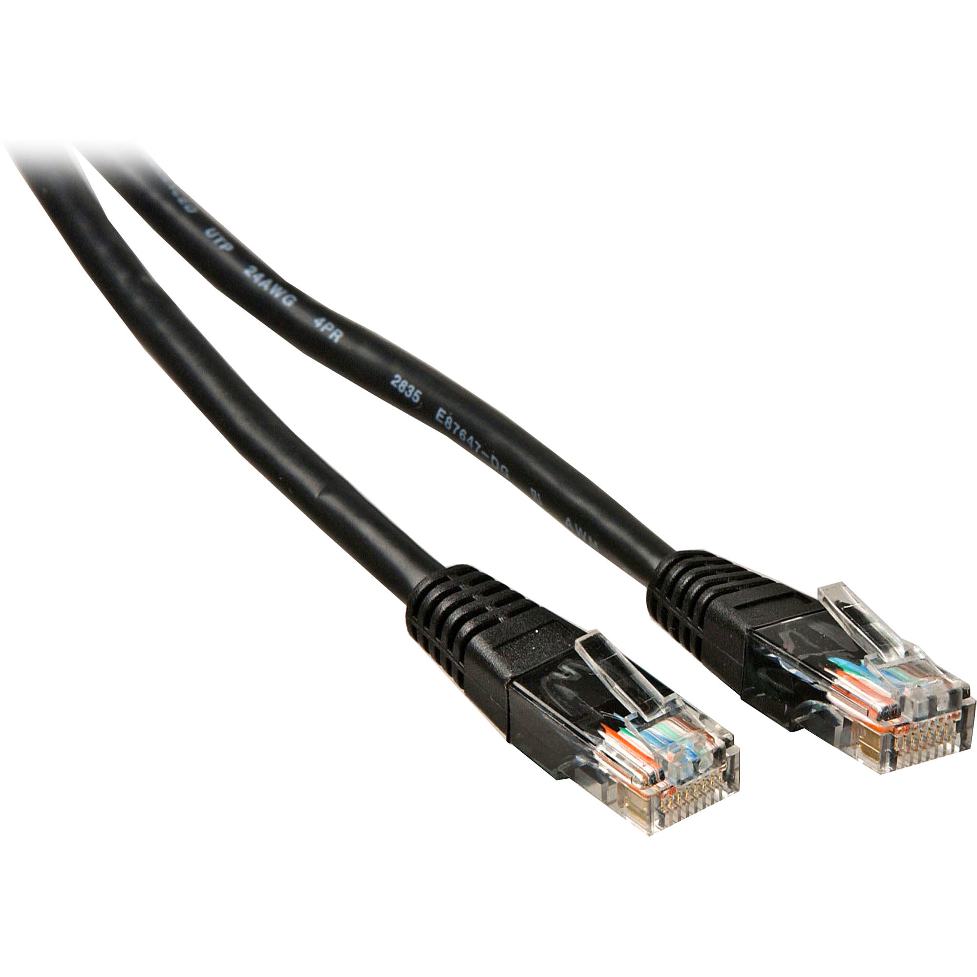 Hosa Technology Cat5e 10/100 Base-T Ethernet Cable (5', Black)
