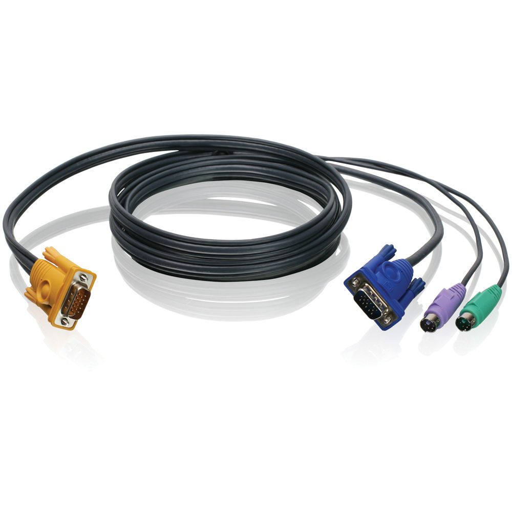 IOGEAR 10' (3.04 m) PS/2 & VGA Bonded KVM Cable