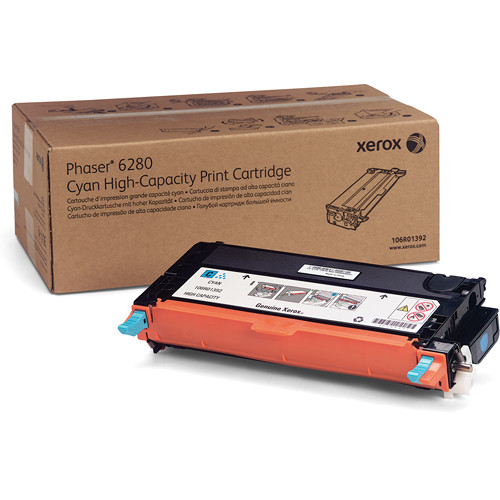 Xerox Cyan High Yield Print Cartridge For Phaser 6280