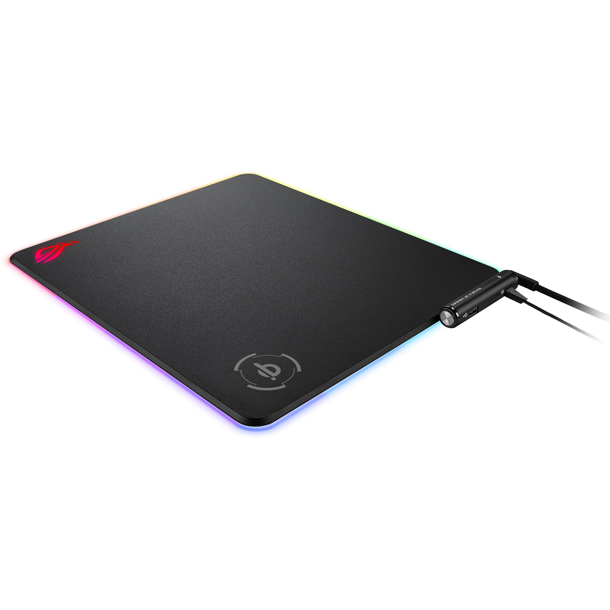 ASUS ROG Balteus Qi Wireless Charging RGB Hard Gaming Mouse Pad