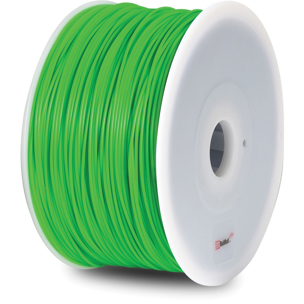BuMat Elite 1.75mm ABS Filament (2.2 lb, Fluorescent Green)