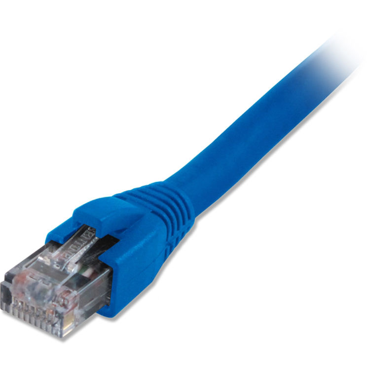 Comprehensive CAT6 550 MHz Snagless Patch Cable (10', Blue, 25-Pack)