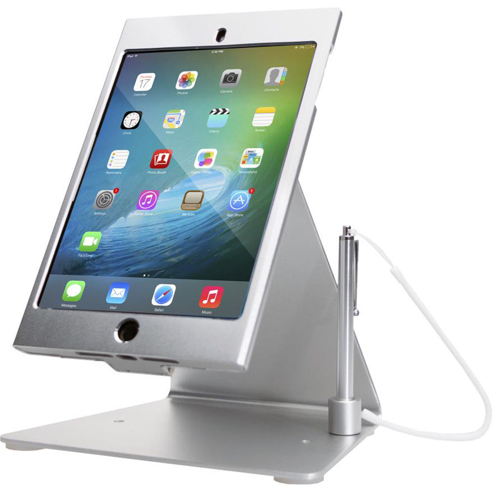 CTA Digital Desktop Anti-Theft Stand for iPad mini (Silver)