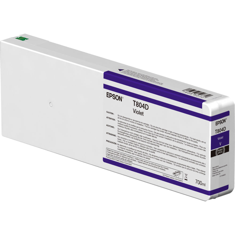 Epson T804D00 UltraChrome HDX Violet Ink Cartridge (700ml)