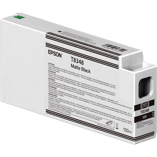 Epson T834800 UltraChrome HD Matte Black Ink Cartridge (150ml)