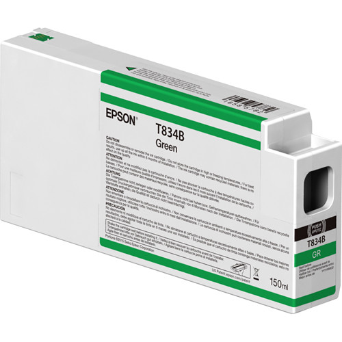 Epson T834B00 UltraChrome HDX Green Ink Cartridge (150ml)