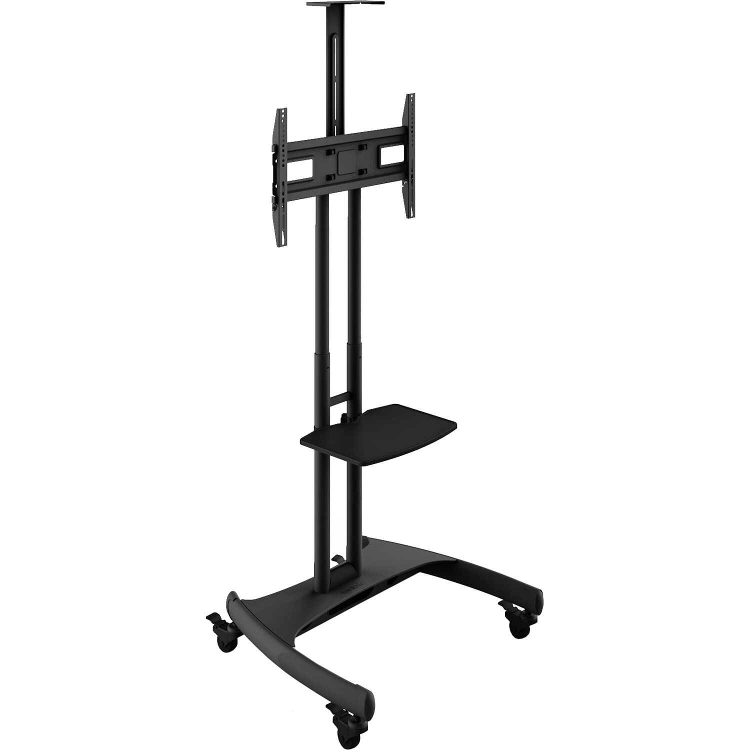 Kanto Living Mobile TV Cart with Adjustable Shelf for 37 to 65" Displays (Black)