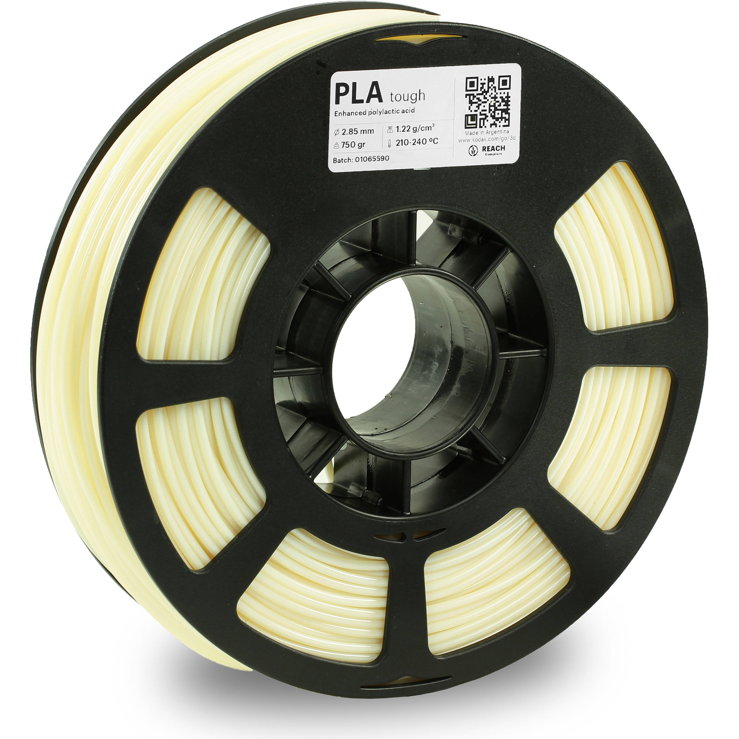 Kodak 2.85mm PLA Tough Filament (750g, Natural)