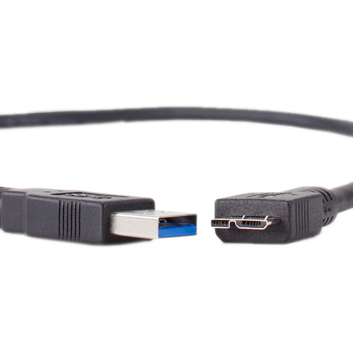 NewerTech Micro-USB 3.0 Male to USB 3.0 Type-A Male Cable (18")