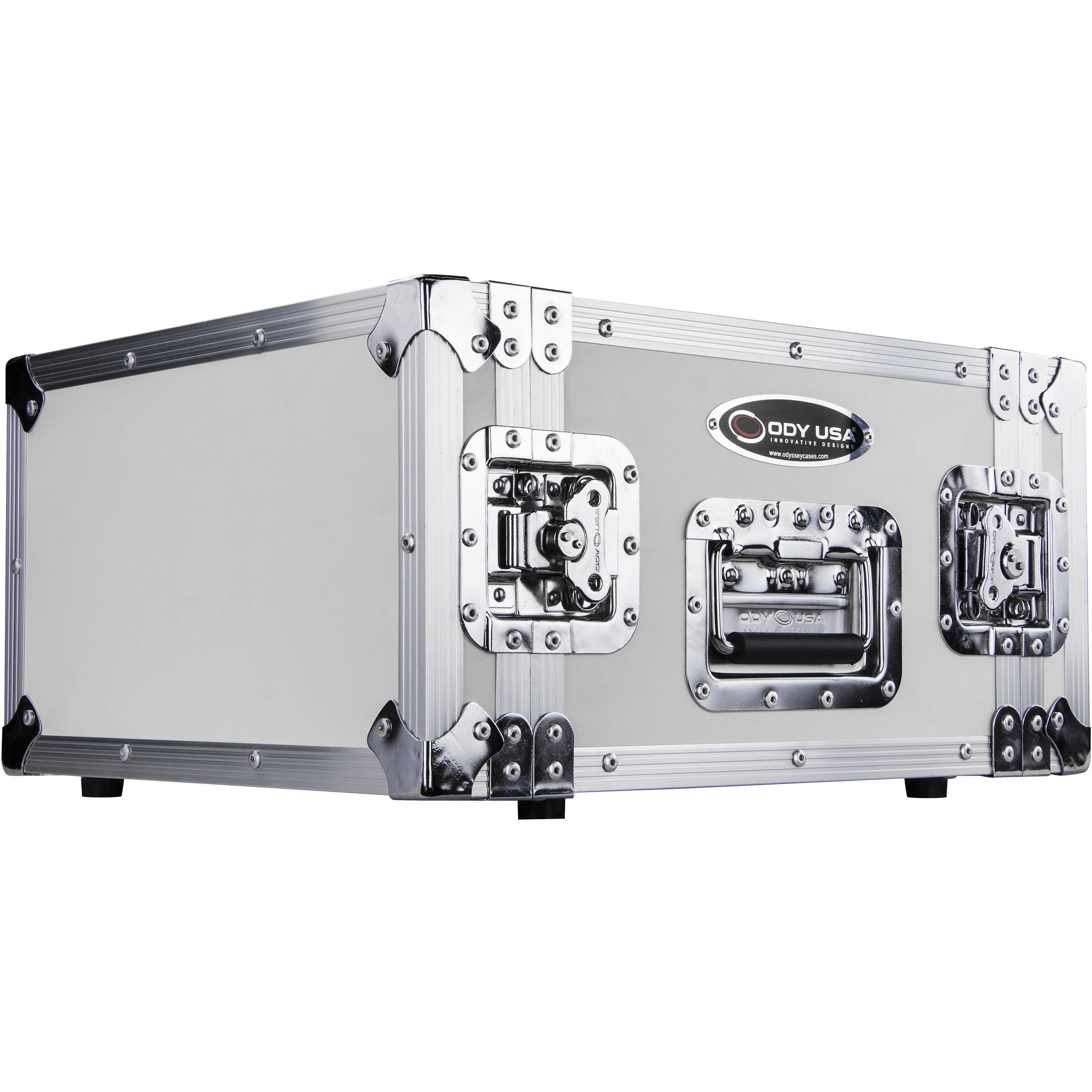 Odyssey Innovative Designs DNP DS40 & DS80 Photo Booth Printer Case (White with Chrome Trim)