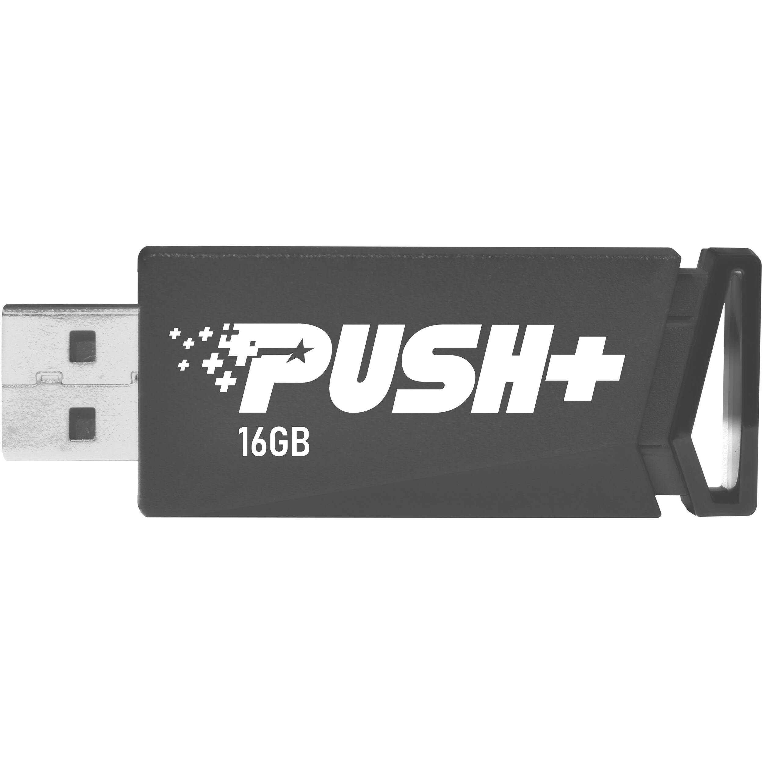 Patriot 16GB Push+ USB 3.2 Gen 1 Flash Drive