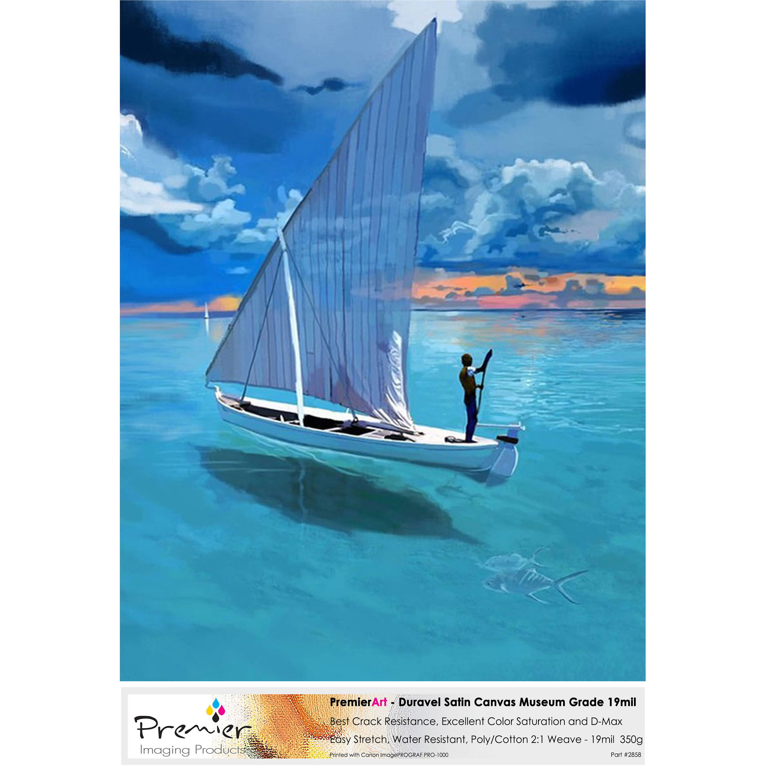 Premier Imaging PremierArt Duravel Satin Canvas (17 x 22", 10 Sheets)