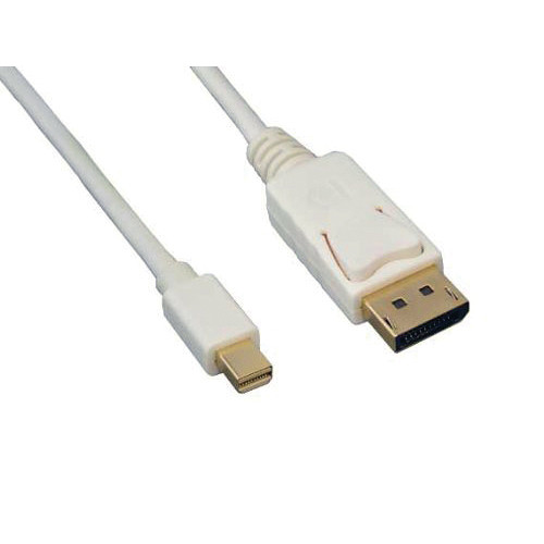 Tera Grand Mini DisplayPort to DisplayPort 1.1 Cable (White, 3')