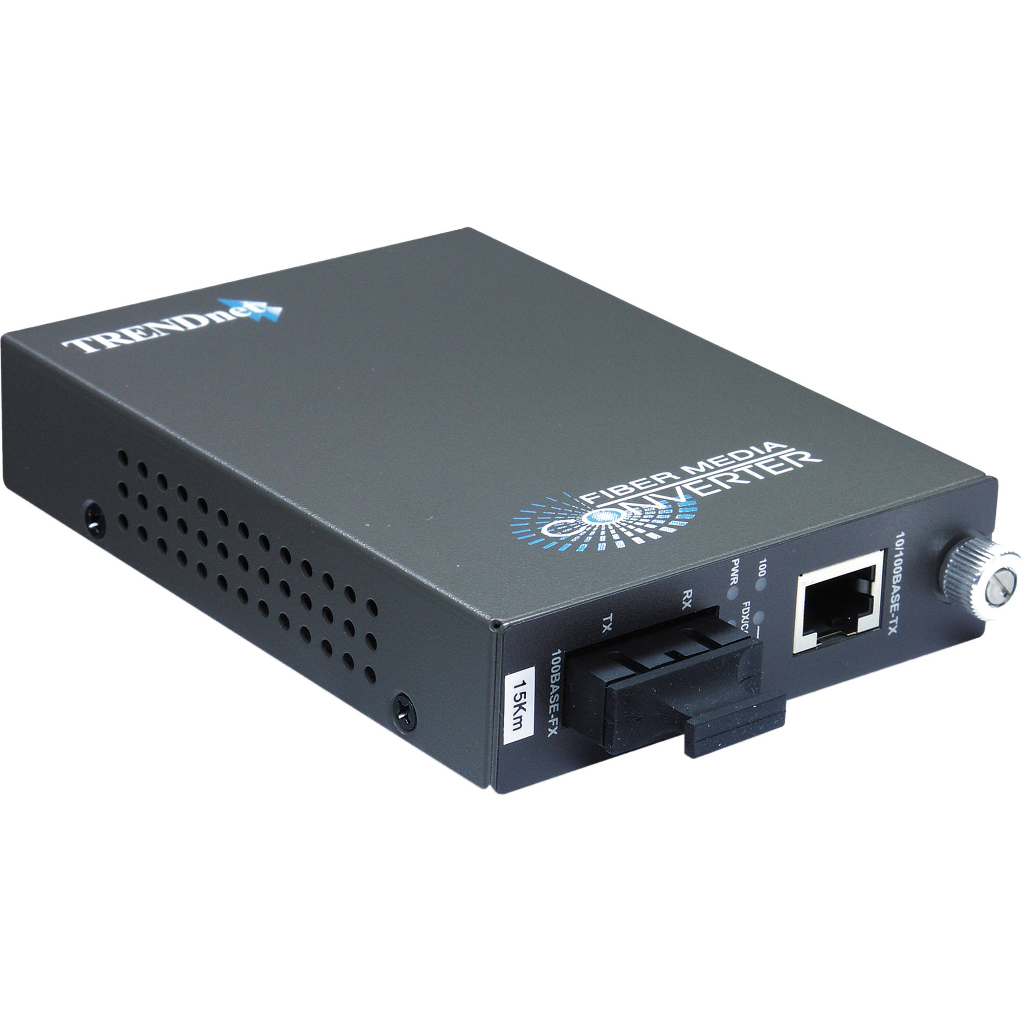 TRENDnet 100Base-TX to 100Base-FX Single Mode SC Fiber Converter (15KM)